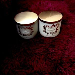 RHTF BATH & BODY WORKS BLESSED AND THANKFUL CANDLES